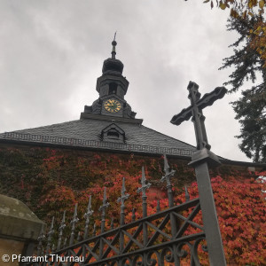 Thurnau Friedhofskirche Herbst 